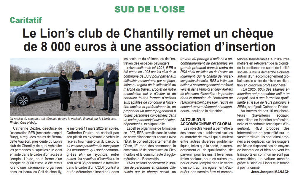 insertion,professionnelle,REB,solidarité,véhicule,chèque,remise